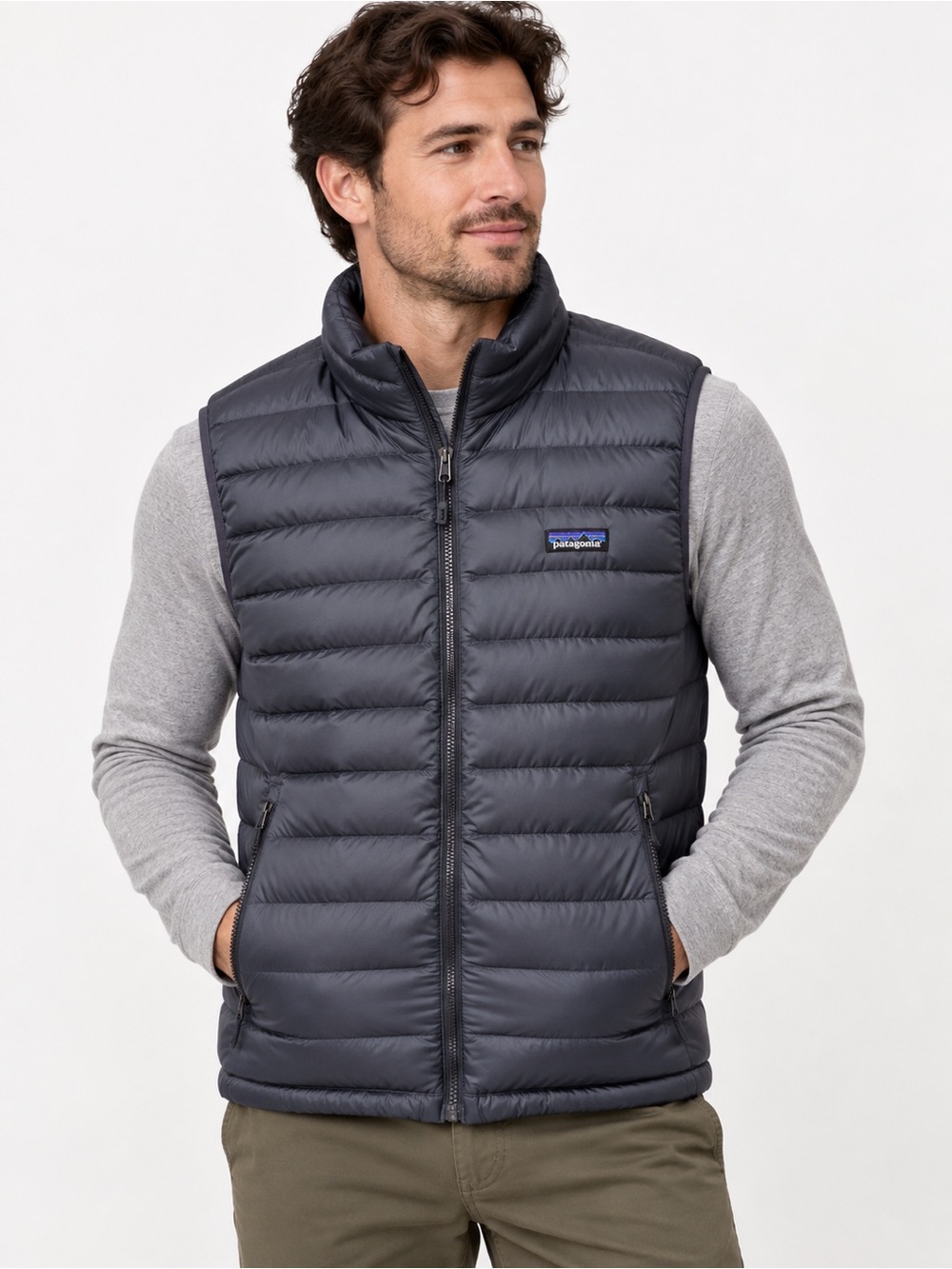 Patagonia Men’s Down Sweater Vest Smolder Blue Size M